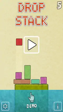 Скачать Drop Stack Block Stacking Game [Взлом Бесконечные монеты и МОД Меню] версия 1.4.9 на Андроид