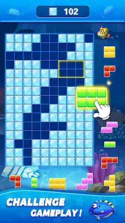 Скачать Block Ocean 1010 Puzzle Games [Взлом Много денег и МОД Меню] версия 0.4.8 на Андроид