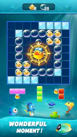 Скачать Block Ocean 1010 Puzzle Games [Взлом Много денег и МОД Меню] версия 0.4.8 на Андроид