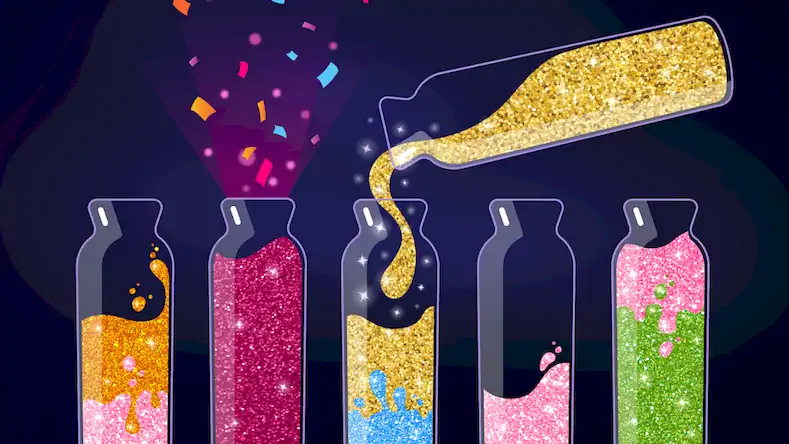Скачать Бутылочки и Пробирки:Get Color [Взлом Много монет и МОД Меню] версия 1.5.4 на Андроид