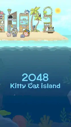 Скачать 2048 Kitty Cat Island [Взлом на деньги и МОД Меню] версия 1.8.1 на Андроид