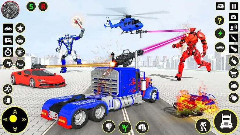 Скачать игры робот грузовик грузовик [Взлом на монеты и МОД Меню] версия 0.3.8 на Андроид