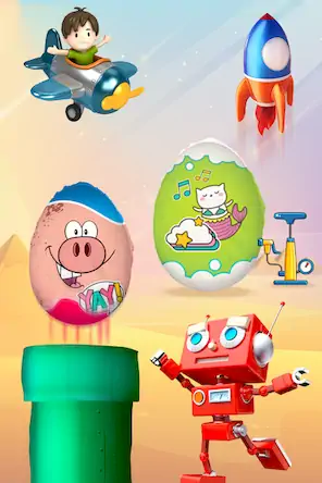 Скачать Яйца-сюрпризы - детские игры [Взлом Бесконечные деньги и МОД Меню] версия 1.8.3 на Андроид