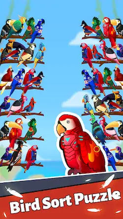 Скачать Сортировка по цвету птицы [Взлом на деньги и МОД Меню] версия 0.4.3 на Андроид