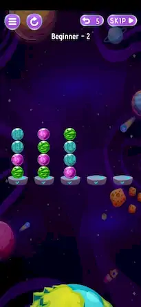 Скачать Sorting Planets - Space World [Взлом Бесконечные деньги и МОД Меню] версия 1.6.8 на Андроид