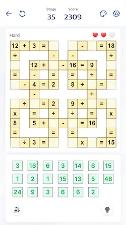 Скачать Математические игры Crossmath [Взлом Бесконечные деньги и МОД Меню] версия 2.6.2 на Андроид