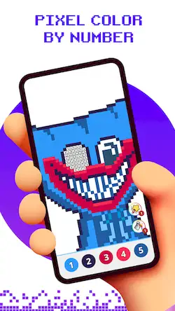 Скачать Pixel by number - Pixel Art [Взлом на монеты и МОД Меню] версия 0.3.5 на Андроид
