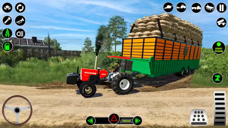 Скачать Симулятор тракторной фермы [Взлом Бесконечные деньги и МОД Меню] версия 0.5.3 на Андроид