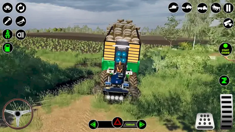 Скачать Симулятор тракторной фермы [Взлом Бесконечные деньги и МОД Меню] версия 0.5.3 на Андроид