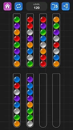 Скачать Сортировка мячей: Цветная игра [Взлом на монеты и МОД Меню] версия 2.9.3 на Андроид