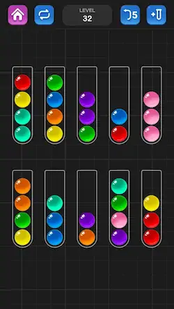 Скачать Сортировка мячей: Цветная игра [Взлом на монеты и МОД Меню] версия 2.9.3 на Андроид
