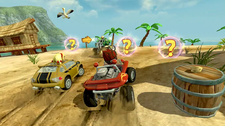 Скачать Beach Buggy Racing [Взлом Много денег и МОД Меню] версия 2.7.6 на Андроид