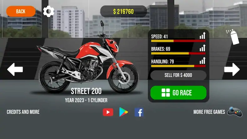 Скачать Traffic Motos 3 [Взлом на монеты и МОД Меню] версия 0.5.2 на Андроид