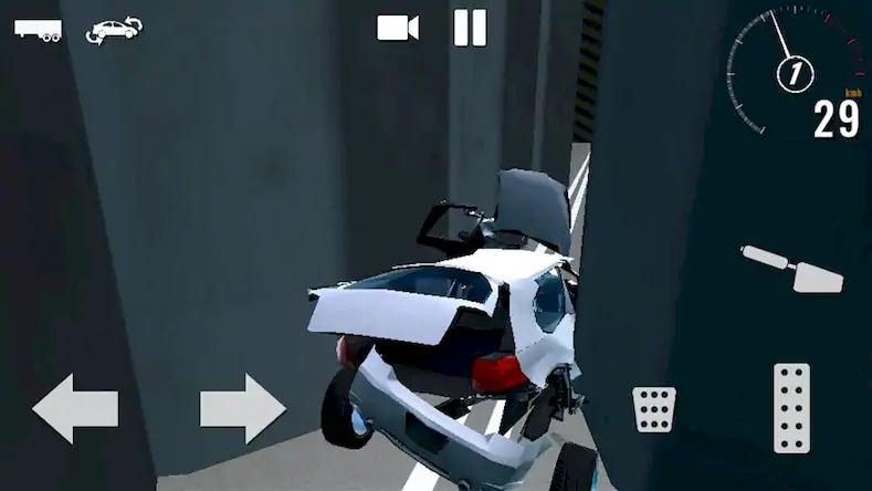 Скачать Car Crash Simulator: Accident [Взлом на монеты и МОД Меню] версия 0.9.8 на Андроид