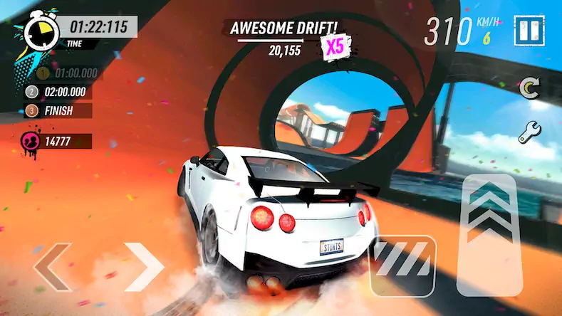 Скачать Car Stunt Races: Mega Ramps [Взлом на монеты и МОД Меню] версия 2.6.5 на Андроид