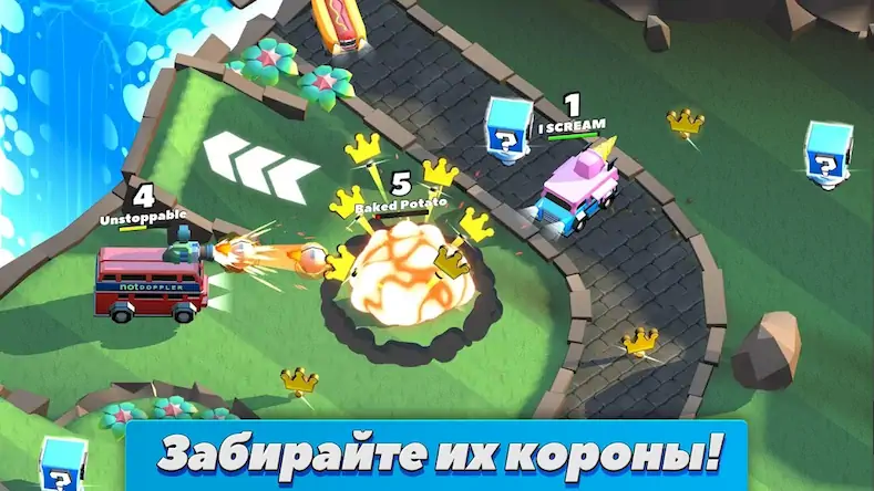 Скачать Crash of Cars [Взлом Много денег и МОД Меню] версия 0.9.5 на Андроид