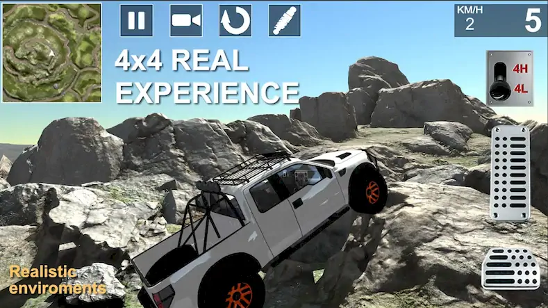 Скачать Offroad 4x4 Simulator [Взлом Много монет и МОД Меню] версия 1.8.5 на Андроид
