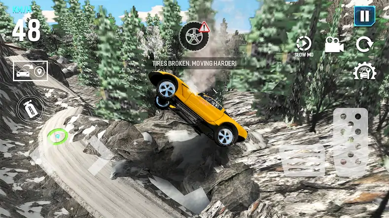 Скачать Mega Car Crash Simulator [Взлом Много монет и МОД Меню] версия 1.6.7 на Андроид