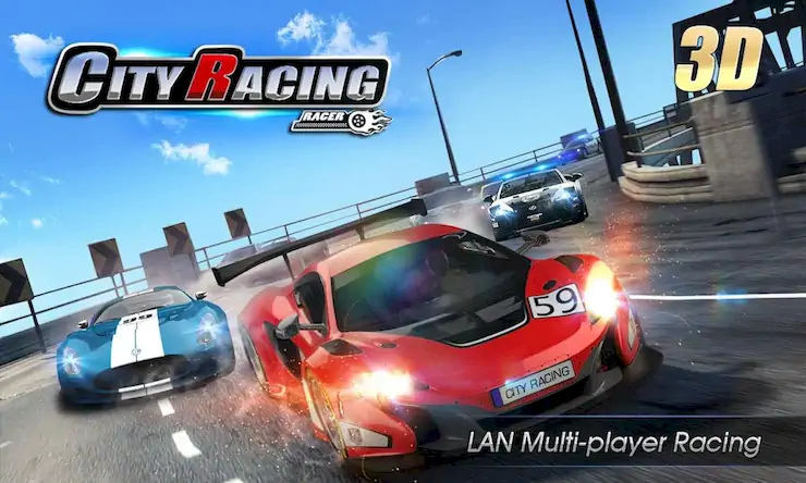 Скачать City Racing 3D [Взлом Бесконечные монеты и МОД Меню] версия 2.2.6 на Андроид