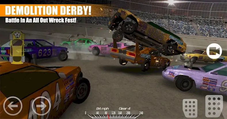 Скачать Demolition Derby 2 [Взлом Бесконечные монеты и МОД Меню] версия 2.7.8 на Андроид