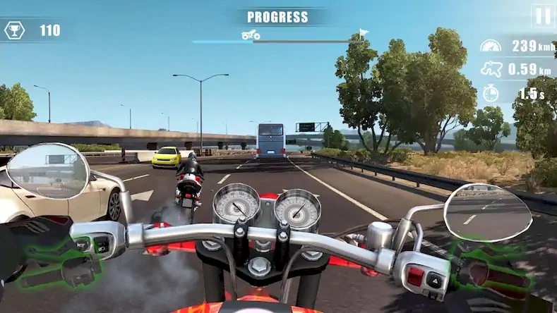 Скачать Moto Bike Race : Driving Car [Взлом на монеты и МОД Меню] версия 1.7.8 на Андроид