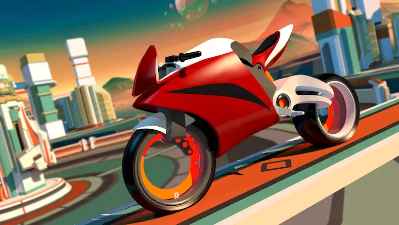 Скачать Gravity Rider: райдер мото [Взлом Много монет и МОД Меню] версия 2.1.5 на Андроид