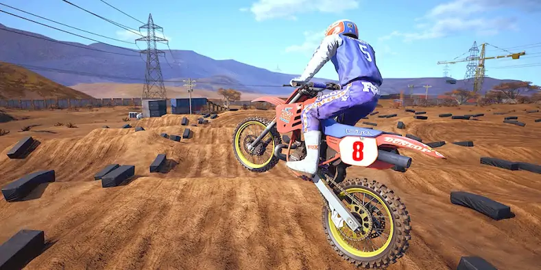 Скачать Dirt MX Bikes KTM Motocross 3D [Взлом Много монет и МОД Меню] версия 1.8.4 на Андроид