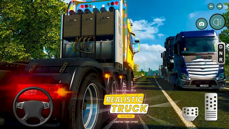 Скачать Euro Truck Simulator 3 Europa [Взлом Много монет и МОД Меню] версия 2.8.2 на Андроид