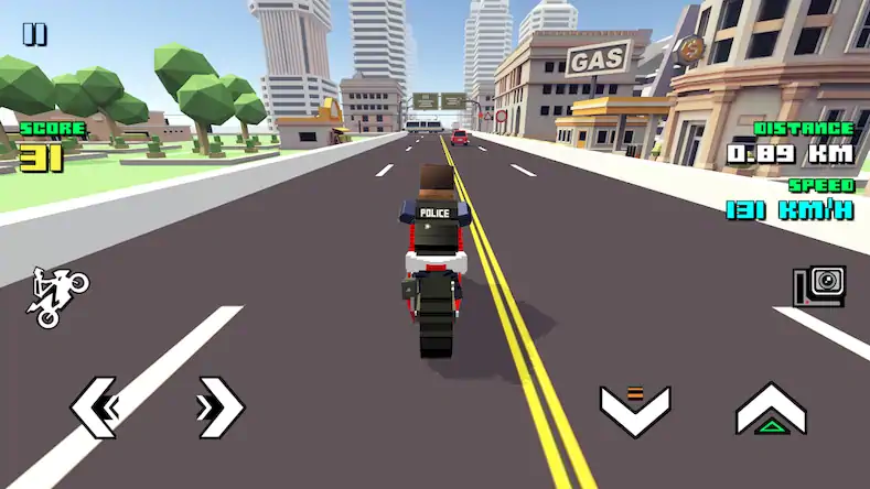 Скачать Blocky Moto Racing - мотоциклы [Взлом Много денег и МОД Меню] версия 2.5.4 на Андроид