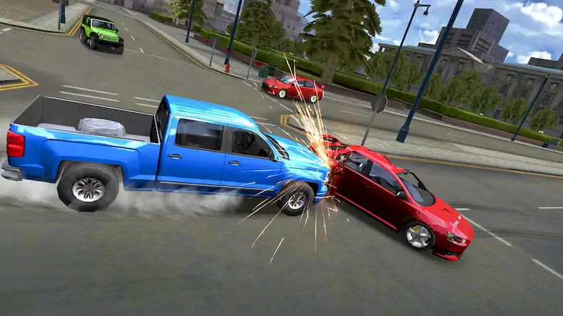 Скачать Car Driving Simulator: SF [Взлом Много монет и МОД Меню] версия 2.7.7 на Андроид