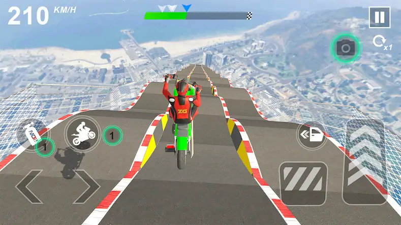 Скачать GT Moto Stunts 3D: Bike Games [Взлом Много монет и МОД Меню] версия 2.6.5 на Андроид