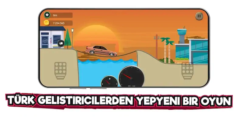 Скачать 2D Araba Serisi Modifiye Oyunu [Взлом Бесконечные монеты и МОД Меню] версия 0.8.9 на Андроид