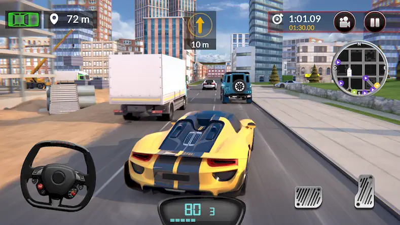 Скачать Drive for Speed: Simulator [Взлом Бесконечные деньги и МОД Меню] версия 2.8.8 на Андроид