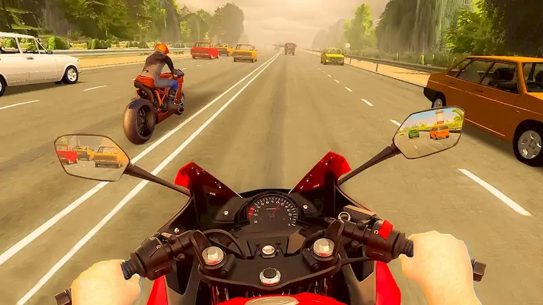 Скачать Moto Traffic Bike Race Game 3d [Взлом Бесконечные деньги и МОД Меню] версия 0.2.7 на Андроид