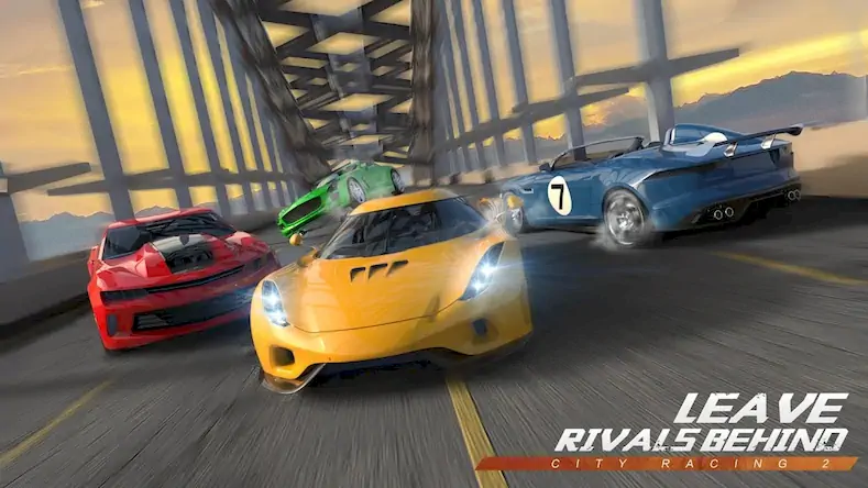 Скачать City Racing 2: 3D Racing Game [Взлом Много монет и МОД Меню] версия 1.4.7 на Андроид