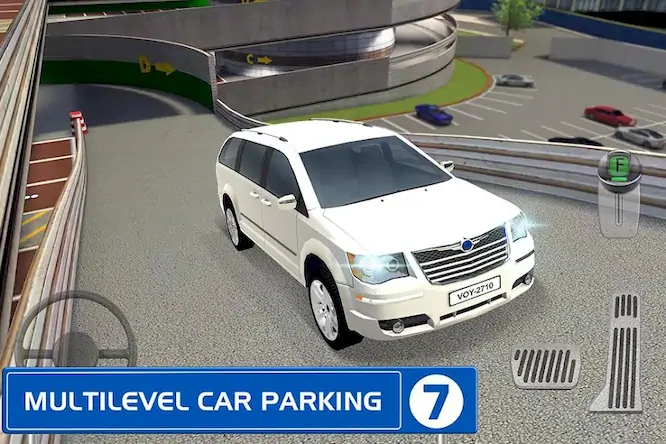 Скачать Multi Level 7 Car Parking Sim [Взлом Много монет и МОД Меню] версия 1.9.7 на Андроид