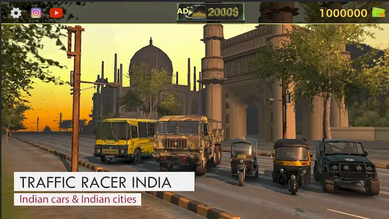 Скачать Traffic Car Racer - India [Взлом на монеты и МОД Меню] версия 2.9.3 на Андроид