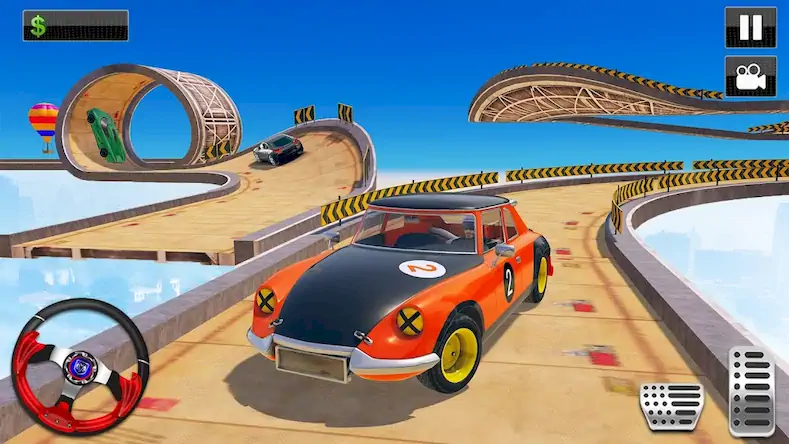 Скачать Mega Ramp Stunt Car Games 3D [Взлом Бесконечные монеты и МОД Меню] версия 2.6.8 на Андроид