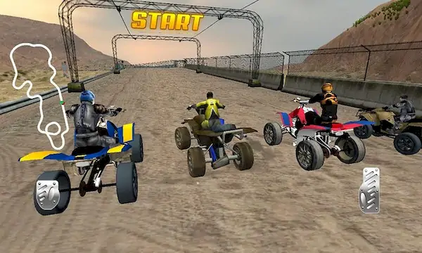 Скачать ATV Quad Bike Racing Game [Взлом на деньги и МОД Меню] версия 0.3.8 на Андроид