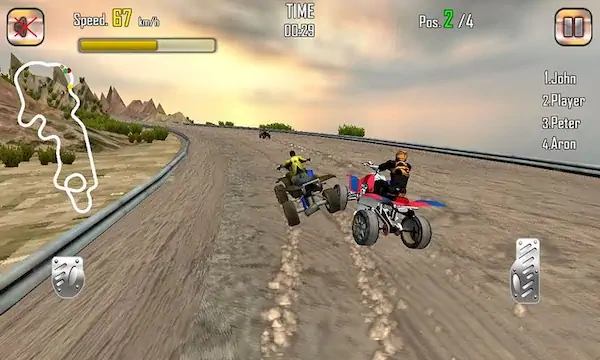 Скачать ATV Quad Bike Racing Game [Взлом на деньги и МОД Меню] версия 0.3.8 на Андроид