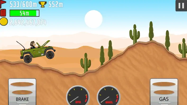 Скачать Monkey Hill Racing [Взлом Много монет и МОД Меню] версия 0.6.5 на Андроид