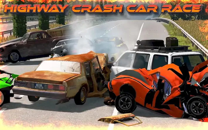Скачать шоссе аварии гоночного автомоб [Взлом Много денег и МОД Меню] версия 1.1.5 на Андроид