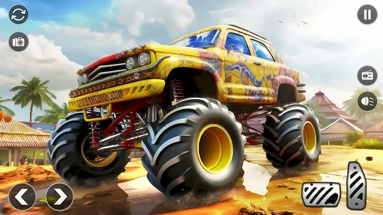 Скачать Monster Truck Stunt -Car Crash [Взлом на деньги и МОД Меню] версия 1.8.3 на Андроид