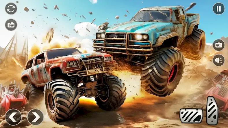 Скачать Monster Truck Stunt -Car Crash [Взлом на деньги и МОД Меню] версия 1.8.3 на Андроид