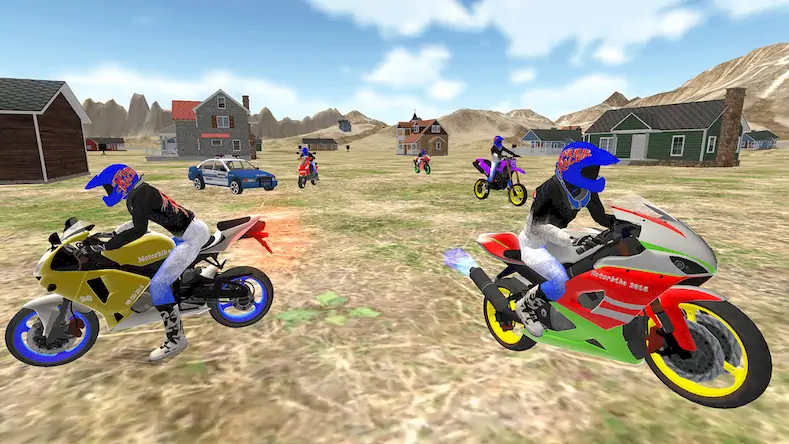 Скачать Мотоцикл гоночная игра [Взлом Бесконечные монеты и МОД Меню] версия 0.5.8 на Андроид