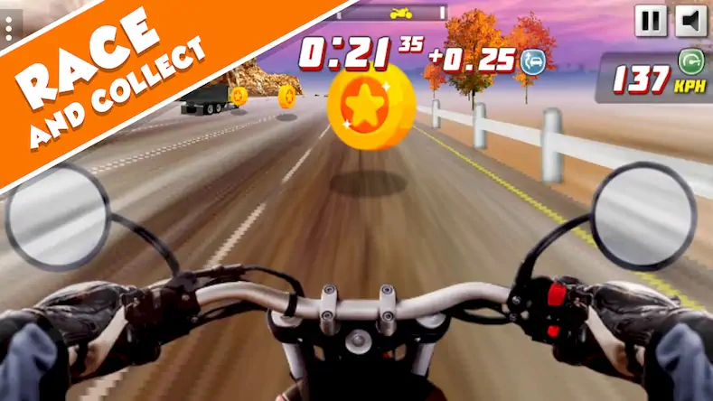 Скачать Highway Rider Extreme - 3D Mot [Взлом Много монет и МОД Меню] версия 1.8.9 на Андроид
