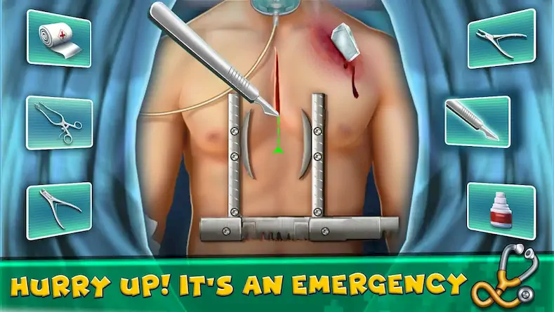 Скачать врачи симуляторы:игры хирургии [Взлом на монеты и МОД Меню] версия 1.4.5 на Андроид