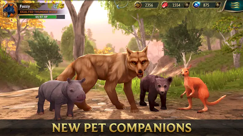 Скачать Wolf Tales - Wild Animal Sim [Взлом Много денег и МОД Меню] версия 1.6.3 на Андроид