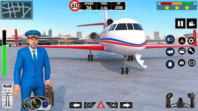 Скачать Plane Pilot Flight Simulator [Взлом Много монет и МОД Меню] версия 2.8.8 на Андроид