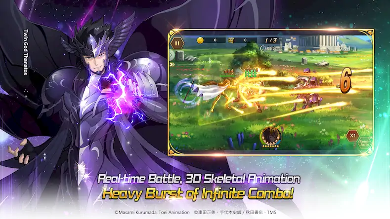 Скачать Saint Seiya: Galaxy Spirits [Взлом Много монет и МОД Меню] версия 0.3.7 на Андроид